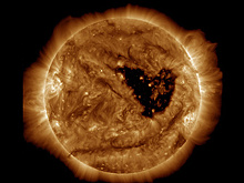 На Солнце зафиксировали вспышку класса M
