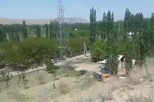 Перестрелка на границе Киргизии и Таджикистана попала на видео