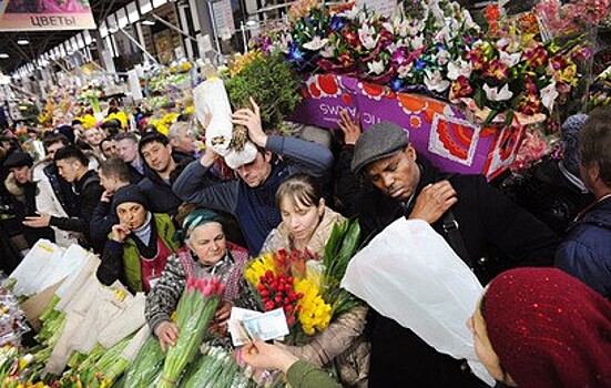 В Москве к 8 марта откроются почти 1800 торговых точек по продаже цветов