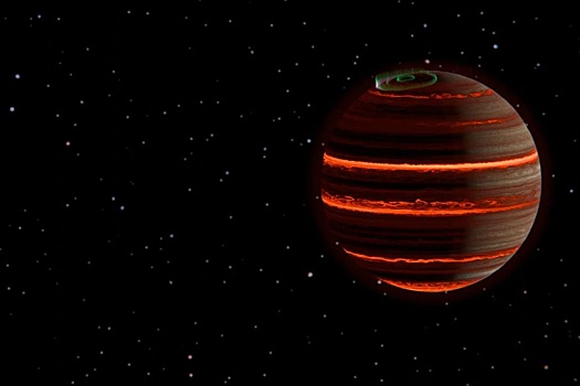 Астрономов ошеломили полярные сияния и песчаные облака на планете-изгое