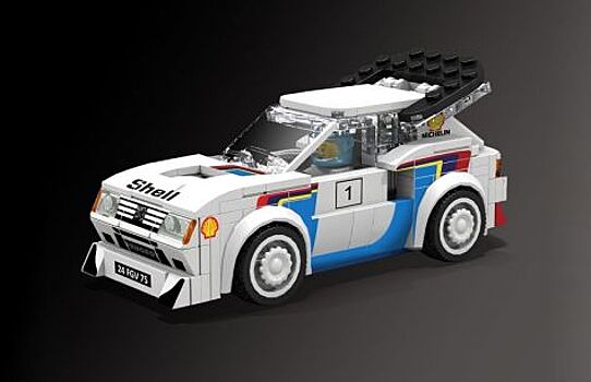 Peugeot 205 T16 Rally Car можно будет собрать из «кирпичиков» Lego