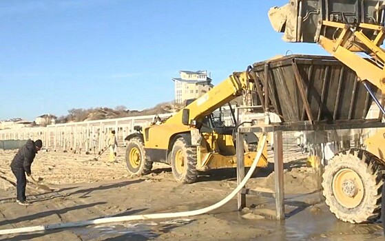 Промышленную мойку для замазученного песка тестируют в Анапе