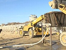 Промышленную мойку для замазученного песка тестируют в Анапе