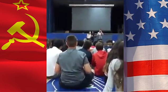 Вот что гимн животворящий делает! Неожиданная реакция американских школьников на гимн СССР