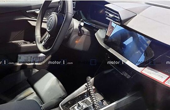 Интерьер Audi S3 Sportback появился на фотоснимках