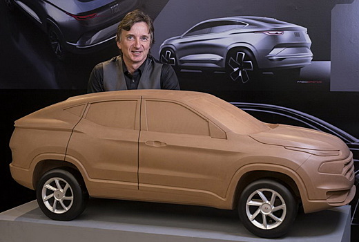 Fiat показал пластилиновый макет нового купеобразного кроссовера