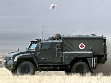 Модернизированные бронемашины "Линза" и "Ахмат" проходят испытания