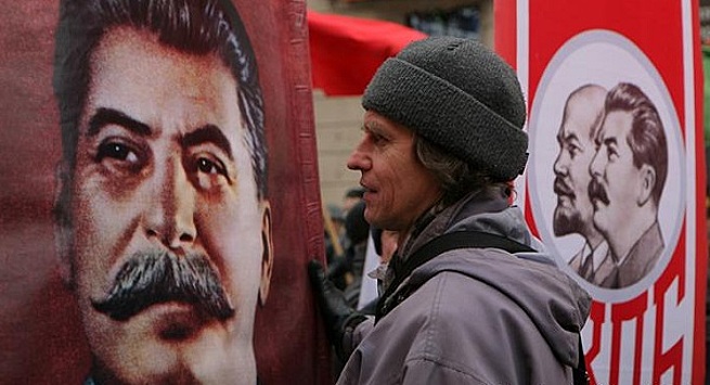 Одесситы подрались из-за портрета Сталина