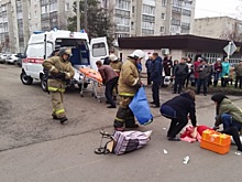 Неадекватный водитель наехал на трех пенсионеров в Чувашии. Видео