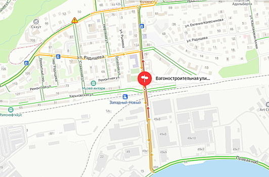 На Вагоностроительной из-за ремонта моста в очередной раз закрыли часть дороги