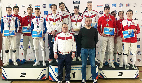 Нижегородские фехтовальщики завоевали «золото» в командном первенстве на чемпионате России среди юниоров