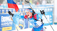 Российская биатлонистка завоевала золото ЧЕ
