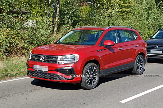 Volkswagen Taos 2022 заметили на тестах в обличье китайского Tharu