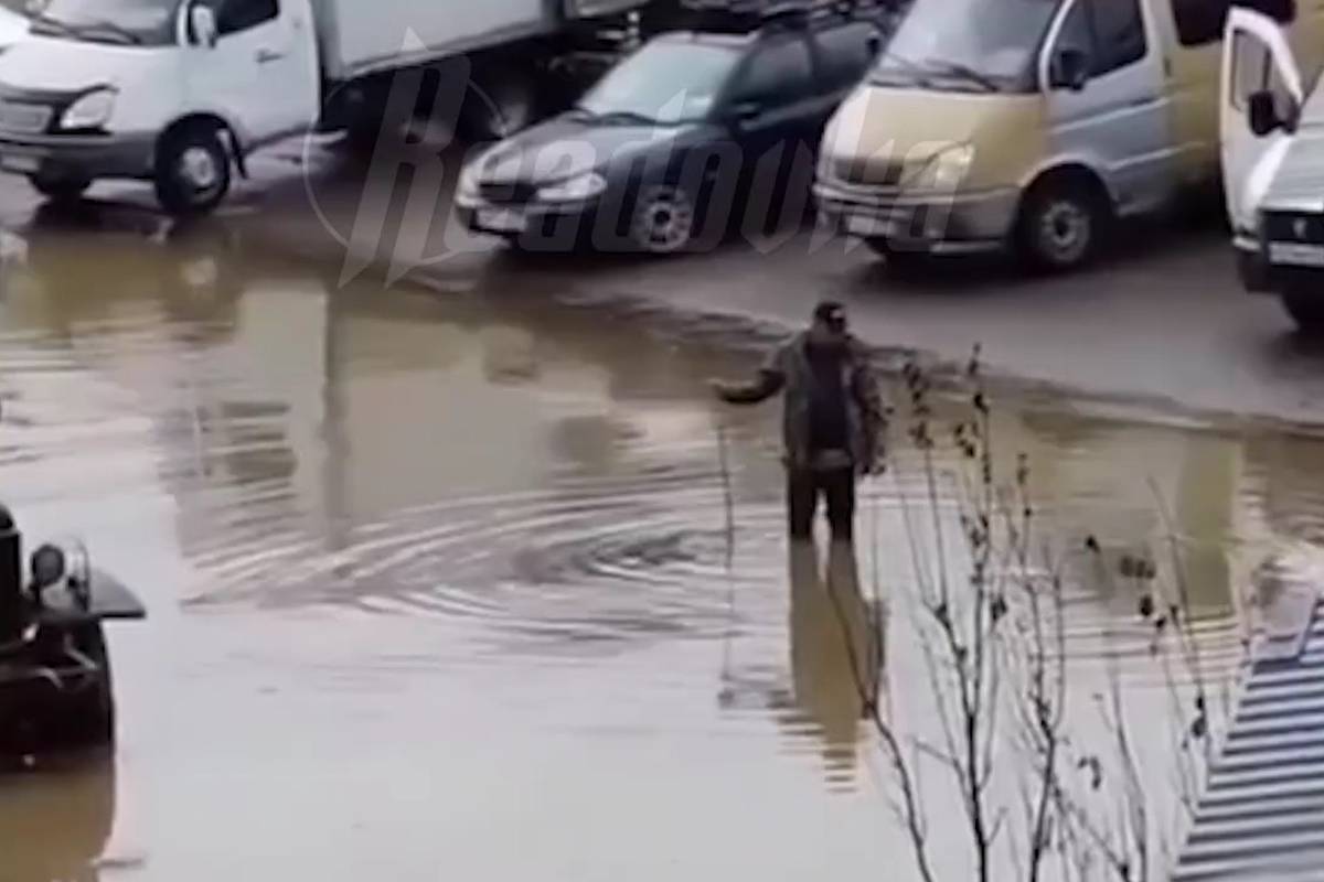 На российский город обрушился двухдневный потоп