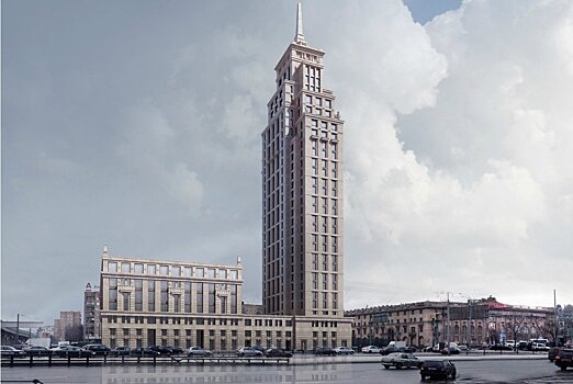 Гостиница в Москве в стиле сталинских высоток за 4 млрд рублей будет сдана до 2021 года