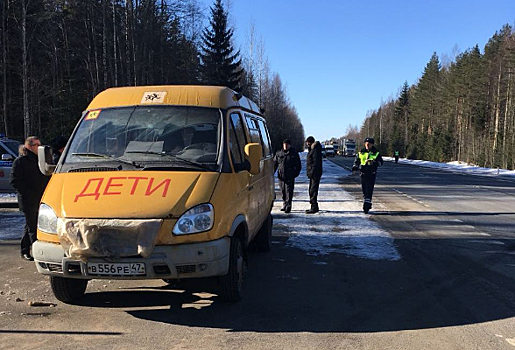 На "Коле" фургон врезался в микроавтобус с детьми