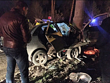Ночью в Тольятти погиб водитель врезавшегося в столб автомобиля