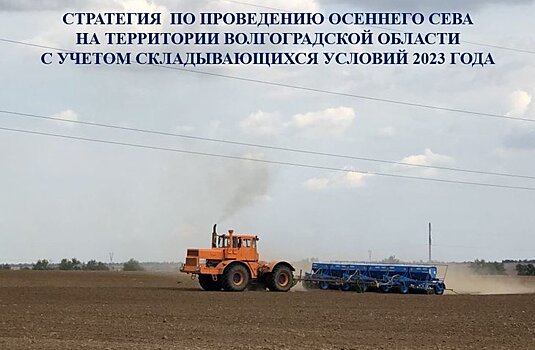 Сеять озимые под урожай 2024 в Волгоградской области будут по научной агрономической стратегии