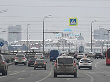 Дождь в Казани привел к пробкам