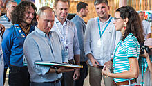 Владимир Путин посетил показ фильма «Вера» на образовательном форуме «Таврида»