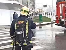 В центре Москвы ликвидирован пожар в строящемся ЖК