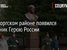 В Выборгском районе появился памятник Герою России