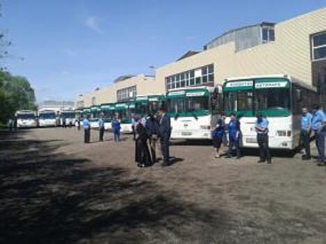 Общественный транспорт в казахстанском городе Кокшетау переходит на природный газ