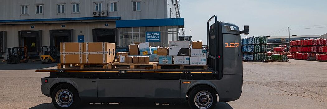 🤖 «Сантехкомплект» внедрил автономные электромобили EvoCargo N1 в логистику складского комплекса