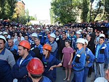 Работники волгоградского меткомбината «Красный Октябрь» выступили против рейдерской атаки