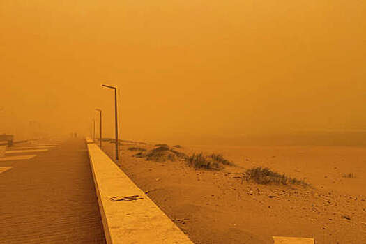 Мощная песчаная буря из Северной Африки обрушилась на Израиль