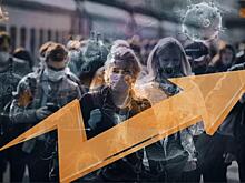 Суточный прирост больных COVID-19 в России превысил майский пик заболеваемости в два раза