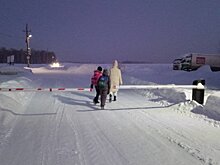 Жители новосибирского поселка сами построили дорогу и сами возят детей в школу