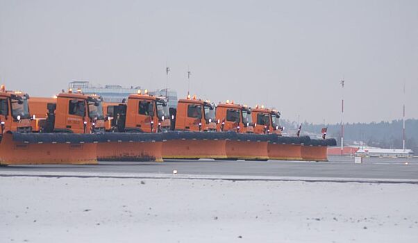 Аномальный снегопад привел к отменам и задержкам рейсов в московском авиаузле