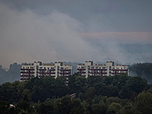 "Страна": в небе над Львовом виден большой столб дыма после взрывов