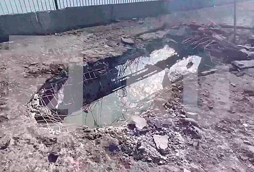 Последствия обстрела Чонгарского моста со стороны Украины показали на видео