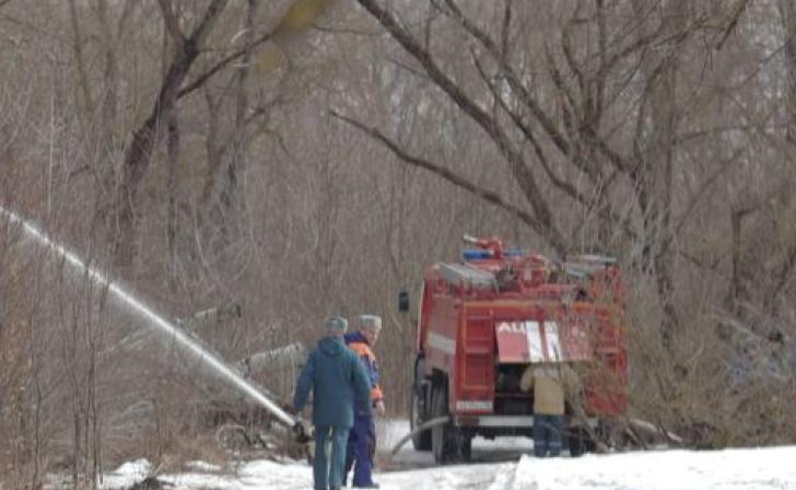 В Курской области пожарные спасли ребёнка из горящего дома