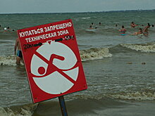 На пляжах Анапы запретили купаться из-за шторма