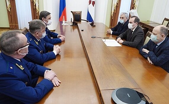 Здунову представили нового прокурора Мордовии Василия Щербакова