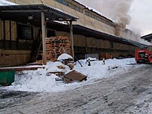 В Петербурге произошёл пожар в производственном здании