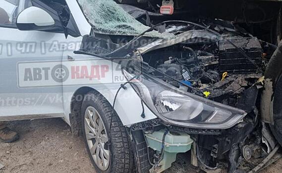 В Курской области в ДТП с грузовиком пострадали два человека