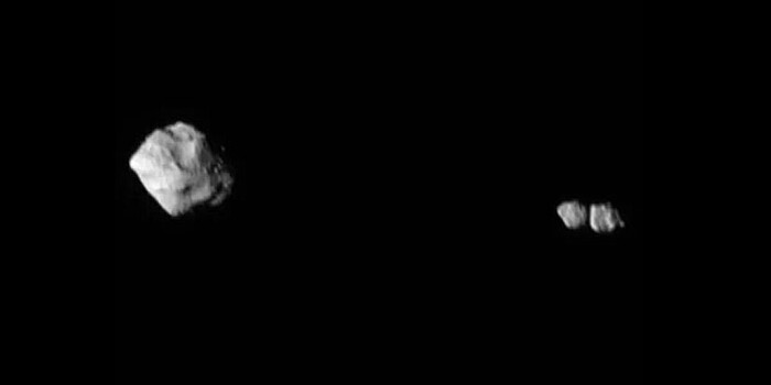 У астероида Динкинеш нашли спутник в виде снеговика