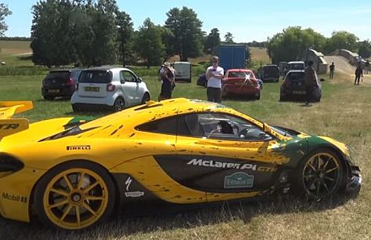 McLaren P1 GTR с легальным допуском на дороги общего пользования