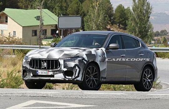 На испытания вывели внедорожник Maserati Levante