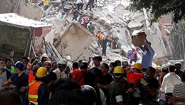 После землетрясения в Мексике около 200 человек пропали