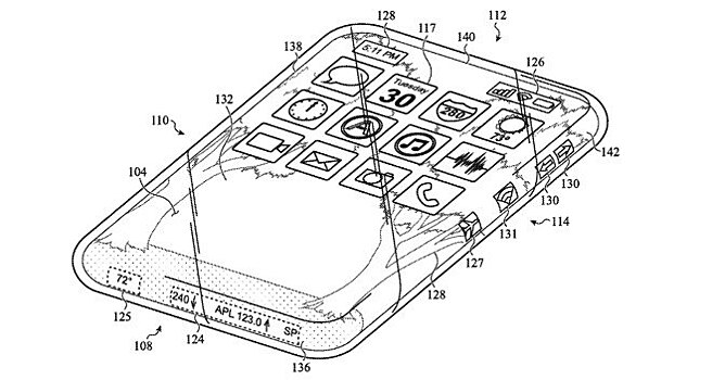 Apple запатентовала iPhone в полностью стеклянном корпусе