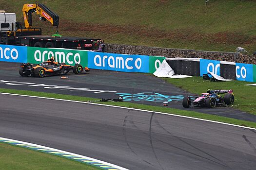 Норрис выиграл спринт Формулы-1 в Бразилии, Пиастри попал в аварию, Ферстаппен вне топ-3