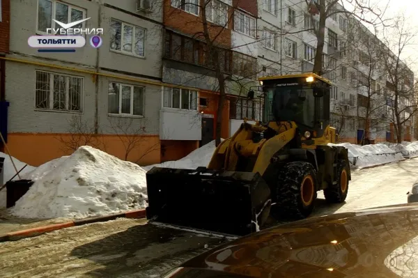 В Тольятти проверили, как дворы домов расчищают от снега