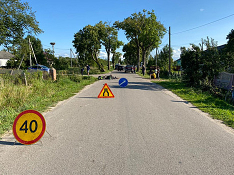 В Зеленоградском районе скутер столкнулся с легковушкой, есть пострадавший