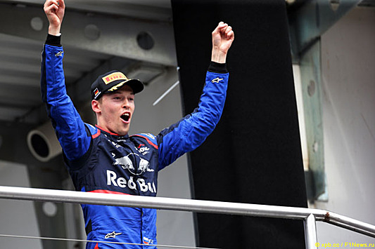 Даниил Квят показал третий результат на гонке Гран-при Германии «Формулы-1»
