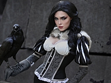 Только черное и белое — косплей на Йеннифэр из Венгерберга